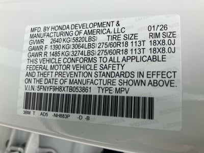 2026 Honda Passport AWD TrailSport Elite