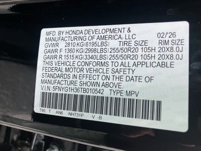 2026 Honda Pilot Sport