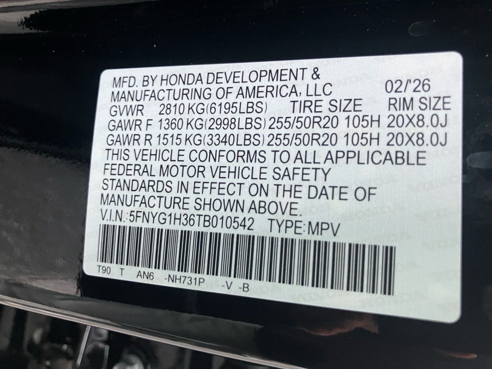 2026 Honda Pilot Sport