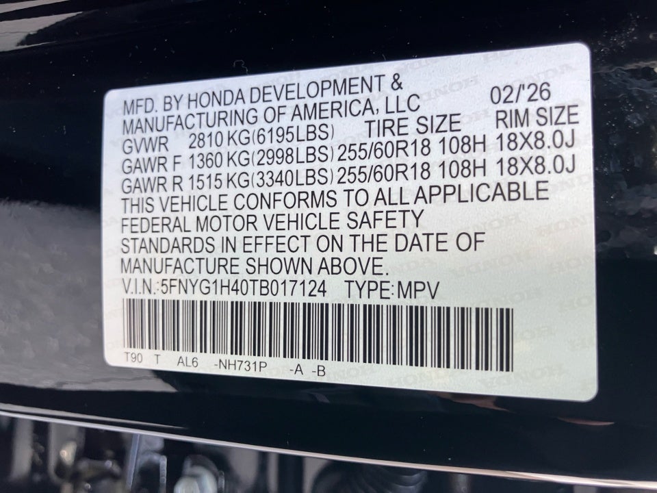 2026 Honda Pilot EX-L