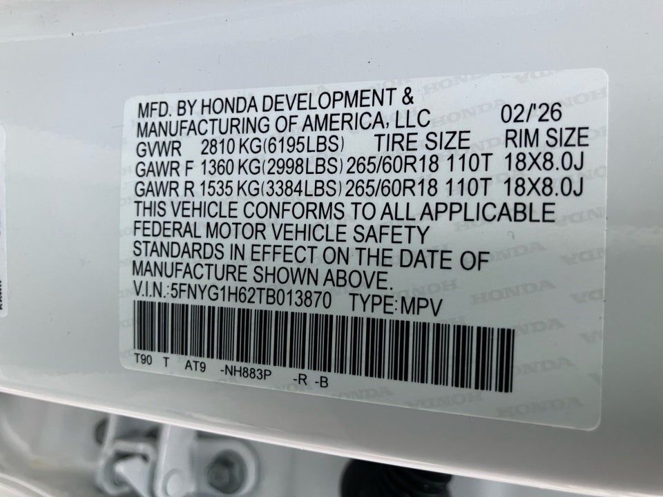 2026 Honda Pilot TrailSport