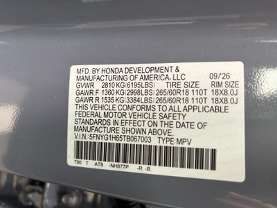 2026 Honda Pilot TrailSport