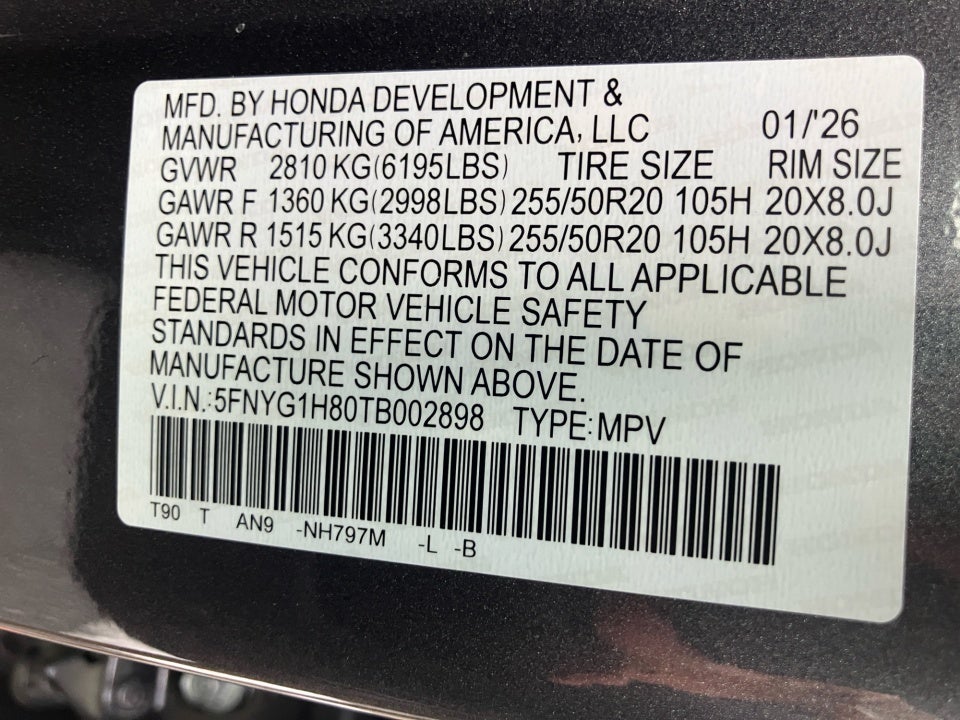 2026 Honda Pilot Elite