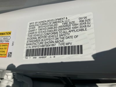 2026 Honda Pilot Elite