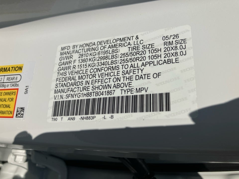 2026 Honda Pilot Elite