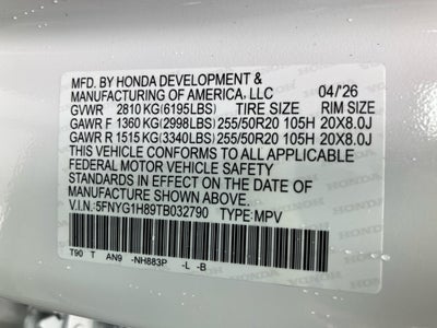 2026 Honda Pilot Elite