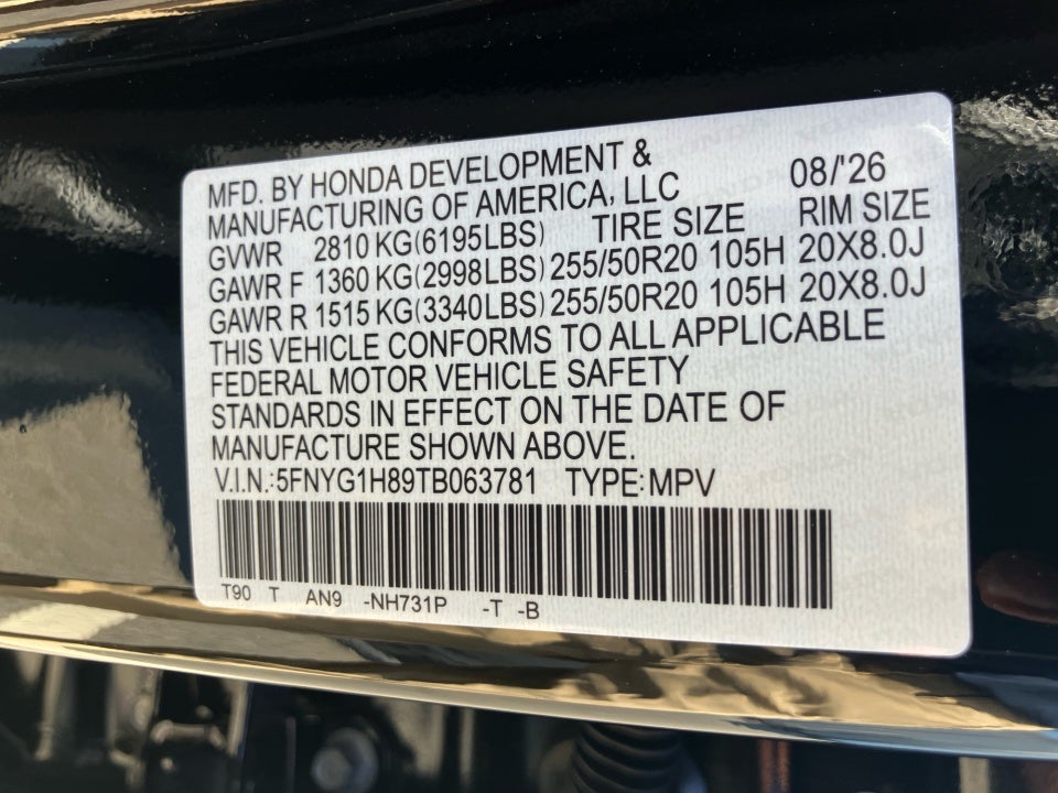 2026 Honda Pilot Elite