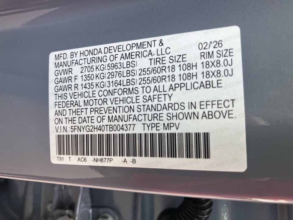 2026 Honda Pilot EX-L