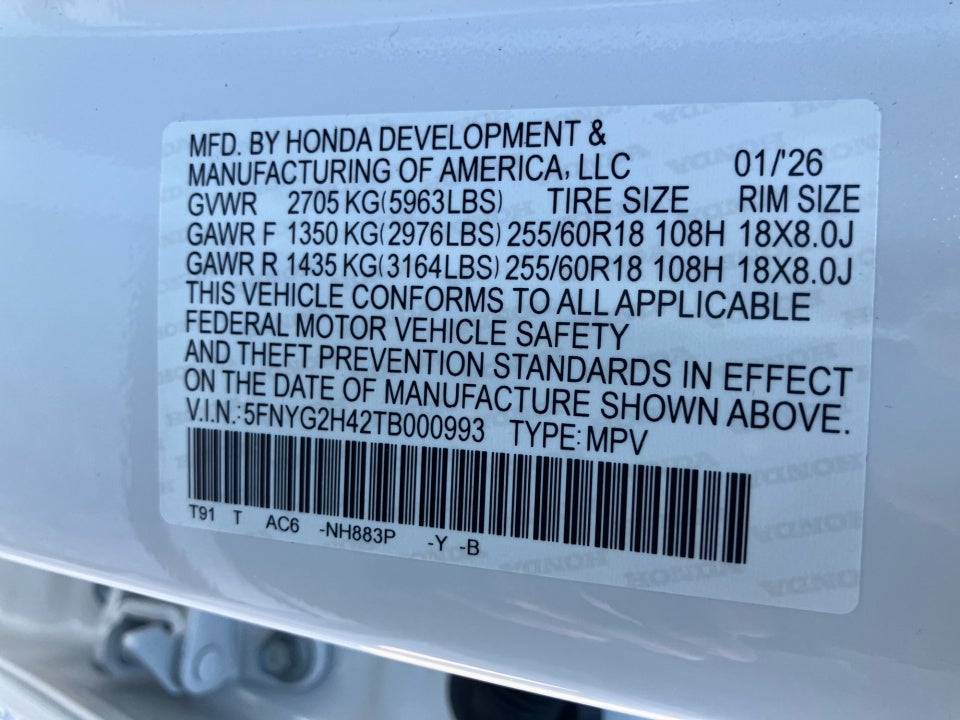 2026 Honda Pilot EX-L