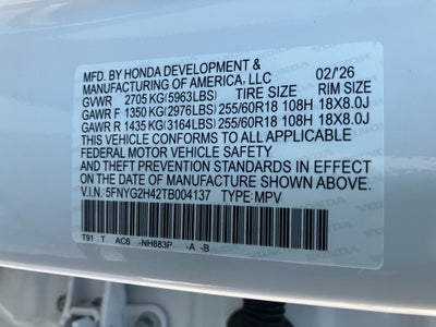 2026 Honda Pilot EX-L