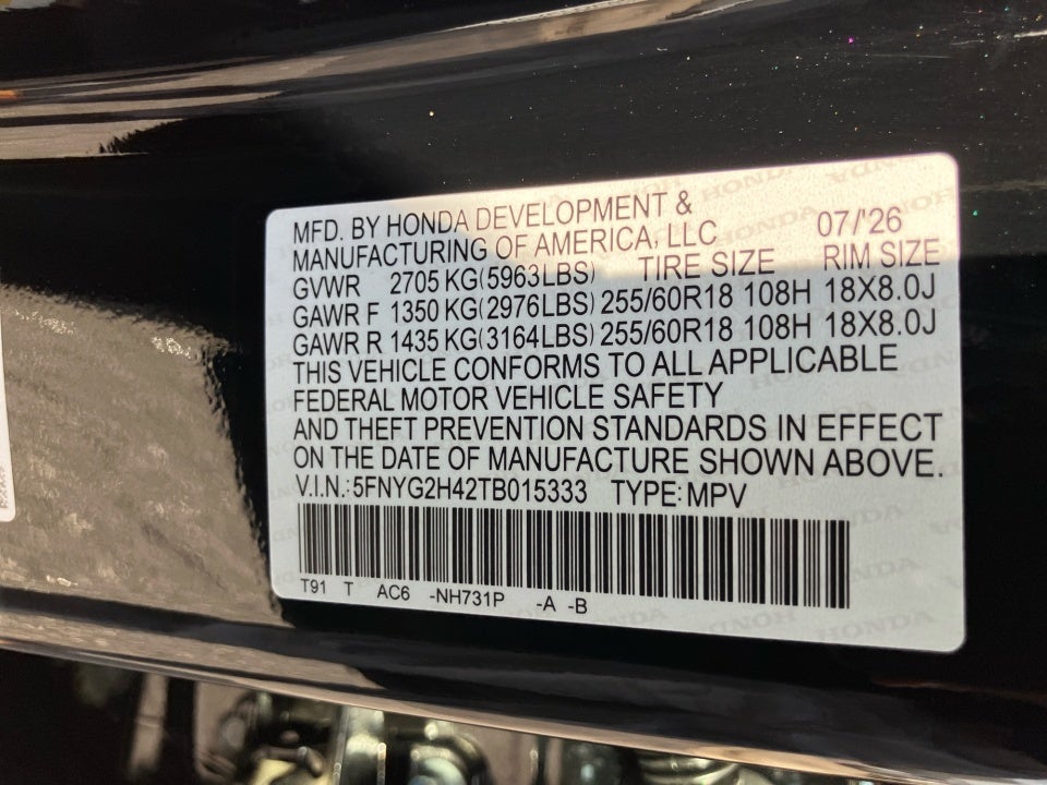 2026 Honda Pilot EX-L