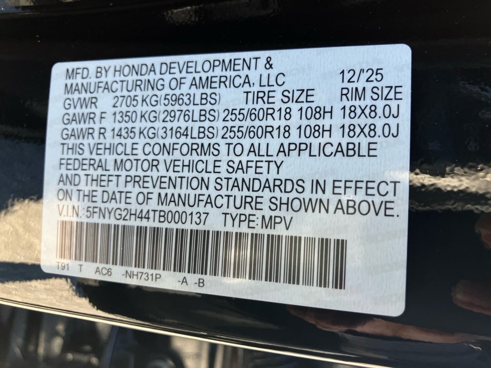 2026 Honda Pilot EX-L