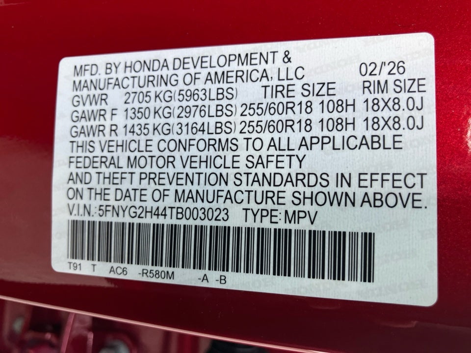 2026 Honda Pilot EX-L