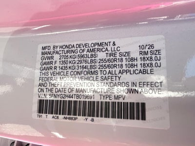 2026 Honda Pilot EX-L