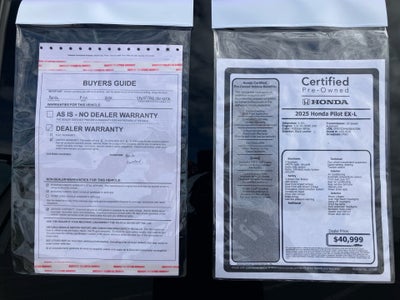 2025 Honda Pilot EX-L