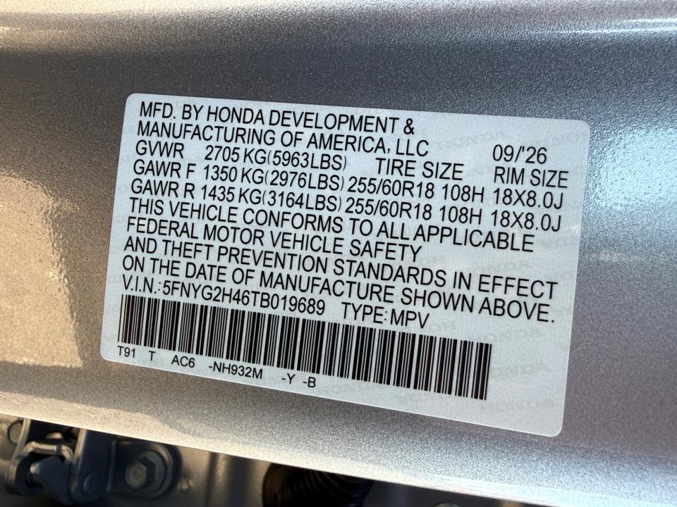 2026 Honda Pilot EX-L