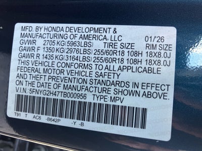 2026 Honda Pilot EX-L