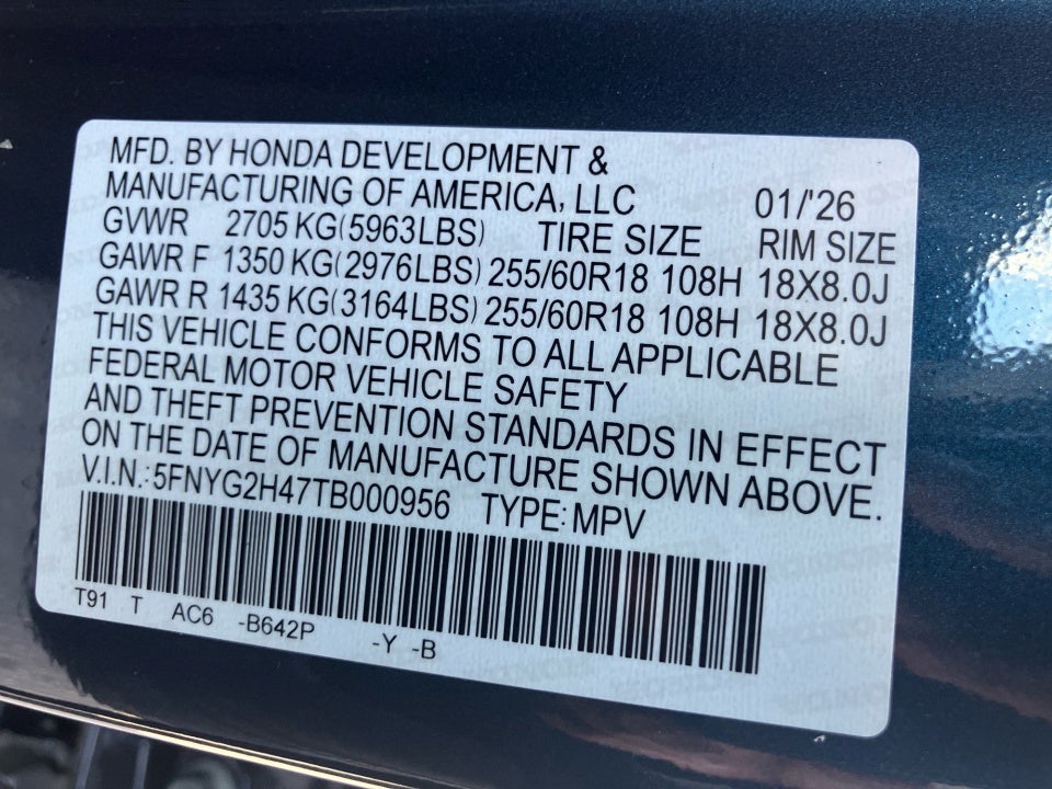 2026 Honda Pilot EX-L