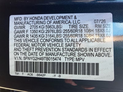 2026 Honda Pilot EX-L