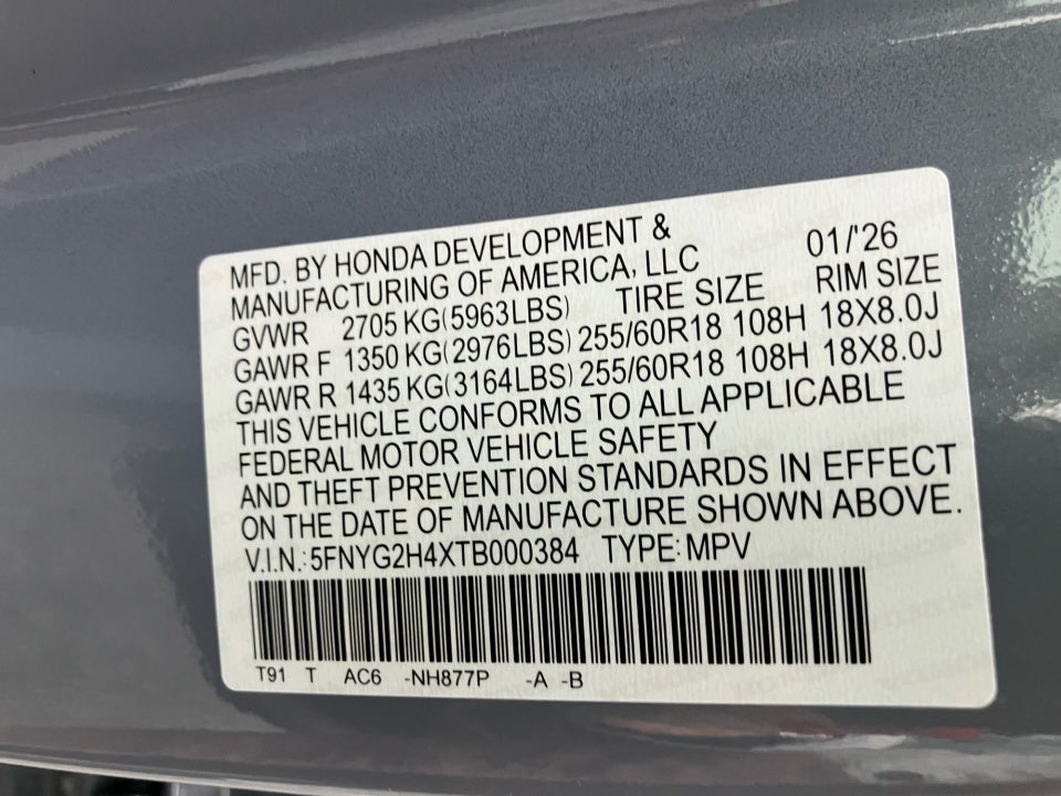 2026 Honda Pilot EX-L