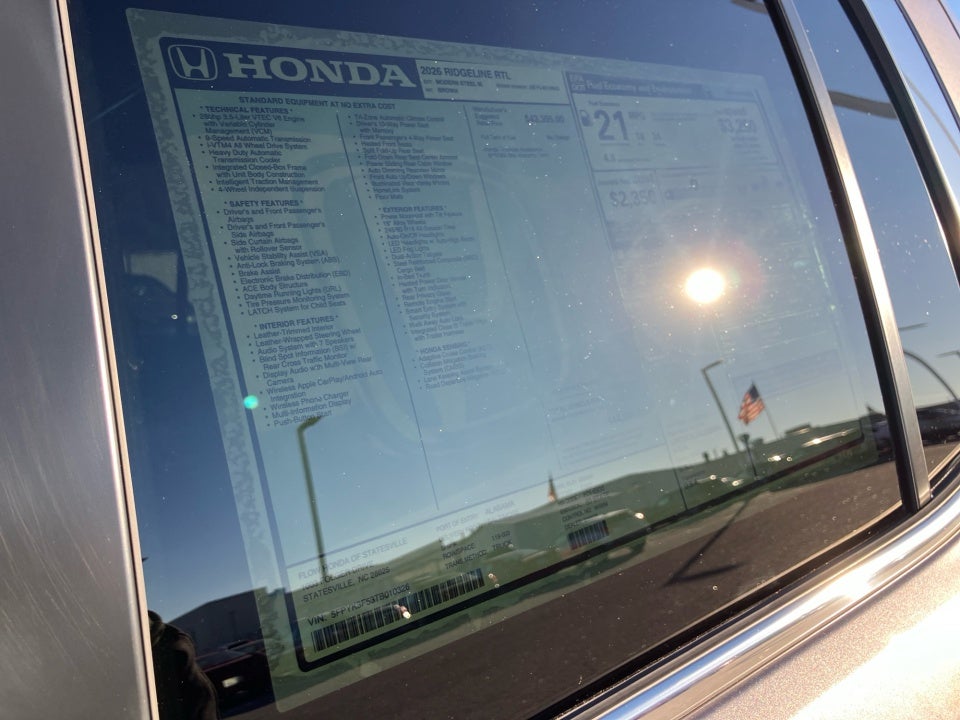 2026 Honda Ridgeline RTL