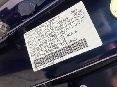 2023 Honda Ridgeline RTL