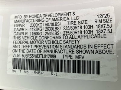 2026 Honda CR-V Hybrid 2WD Sport-L