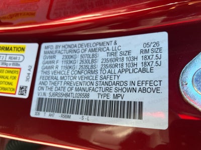 2026 Honda CR-V Hybrid 2WD Sport-L