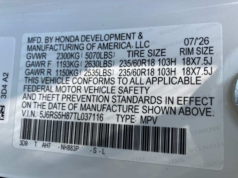 2026 Honda CR-V Hybrid Sport-L