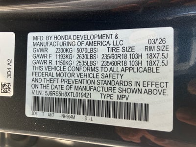 2026 Honda CR-V Hybrid 2WD Sport-L