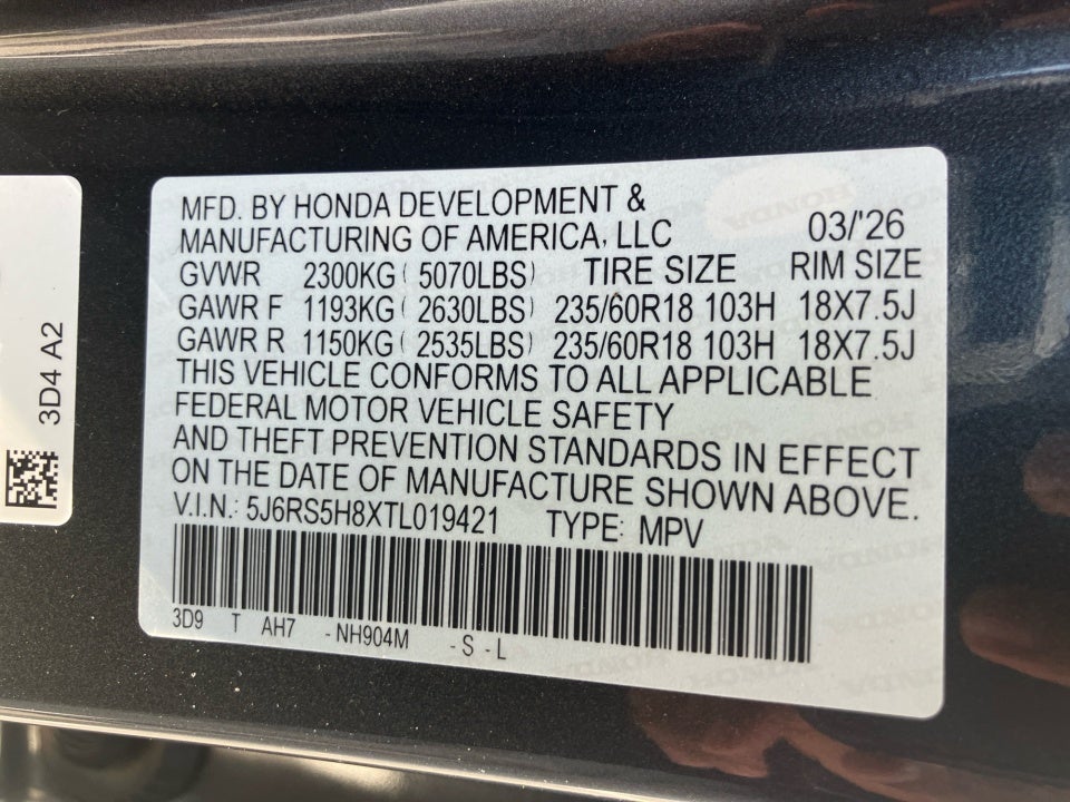 2026 Honda CR-V Hybrid 2WD Sport-L