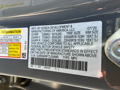 2026 Honda CR-V Hybrid Sport-L