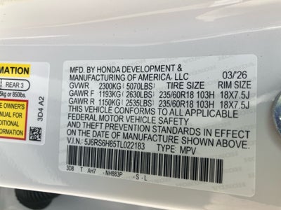 2026 Honda CR-V Hybrid AWD Sport-L