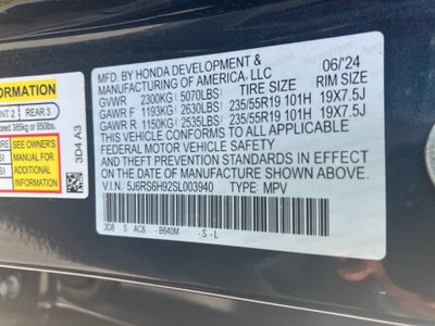 2025 Honda CR-V Hybrid Sport Touring