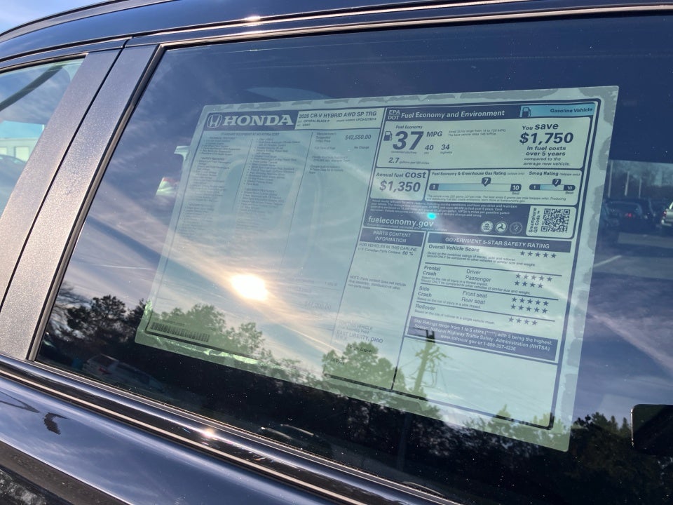 2026 Honda CR-V Hybrid AWD Sport Touring