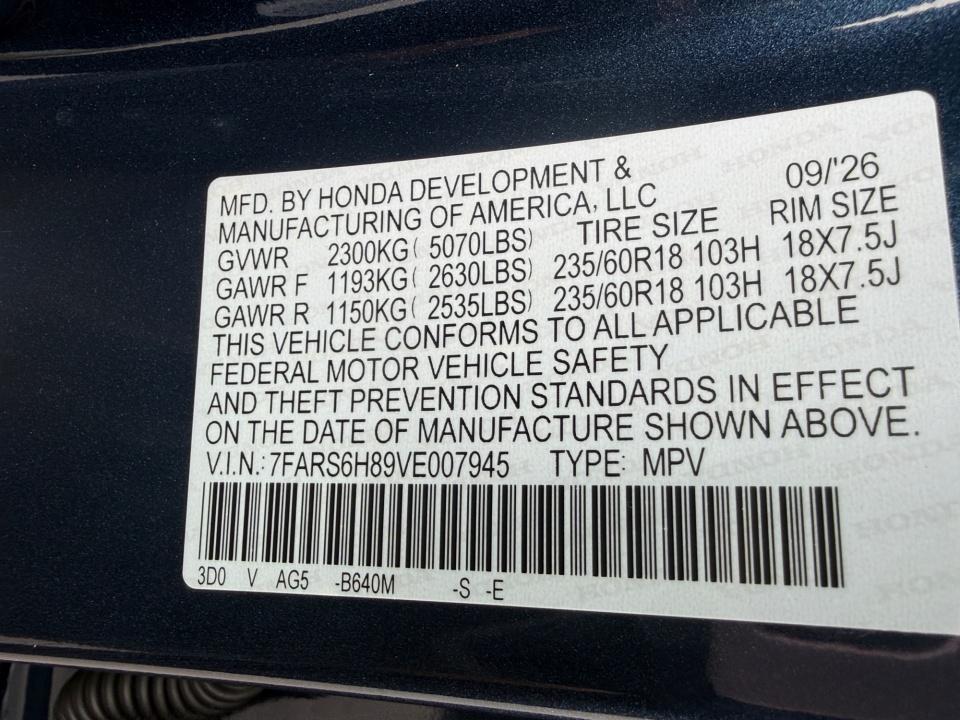 2027 Honda CR-V Hybrid Sport-L