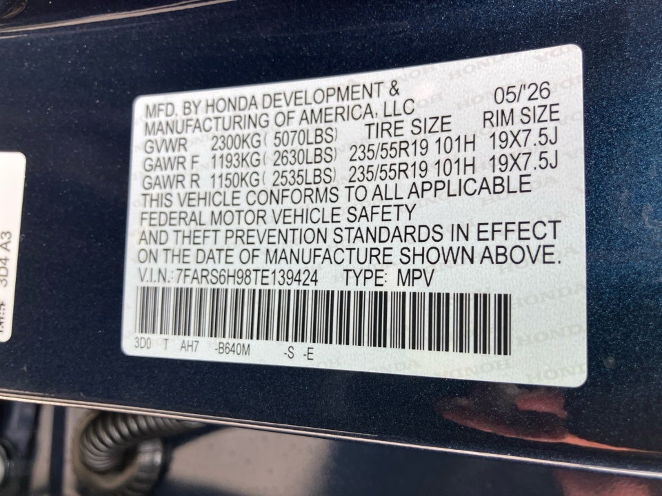 2026 Honda CR-V Hybrid Sport Touring