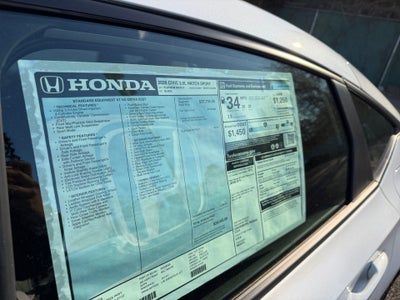 2026 Honda Civic Hatchback Sport