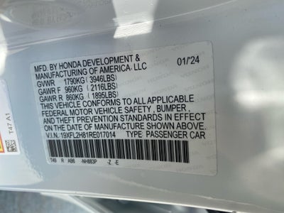 2024 Honda Civic Hatchback Sport