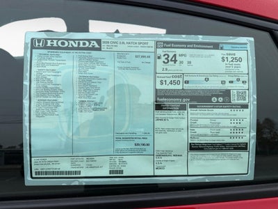 2026 Honda Civic Hatchback Sport