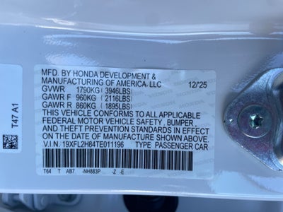 2026 Honda Civic Hatchback Sport