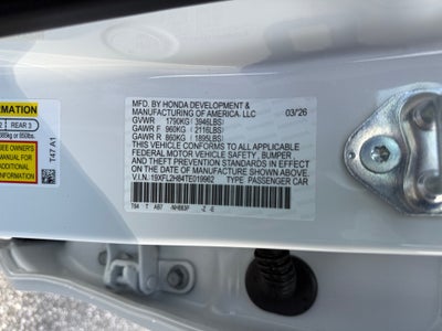 2026 Honda Civic Hatchback Sport