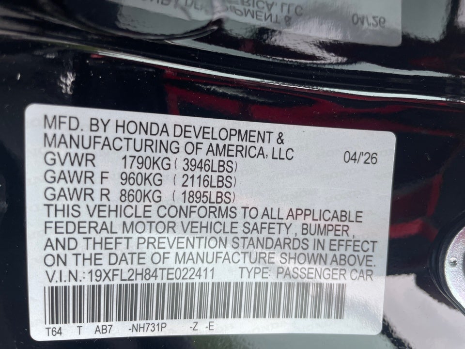 2026 Honda Civic Hatchback Sport