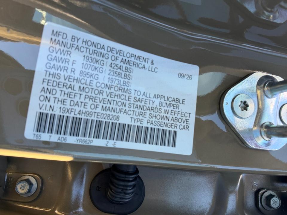 2026 Honda Civic Hybrid Sport Touring