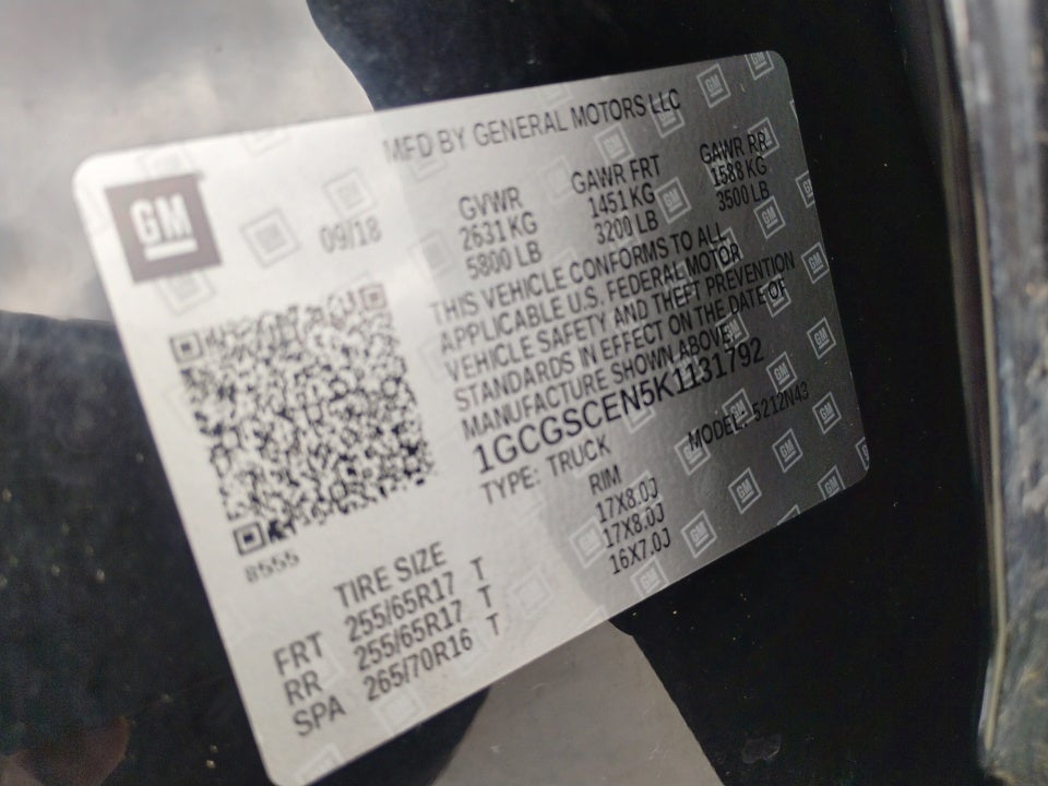 2019 Chevrolet Colorado LT