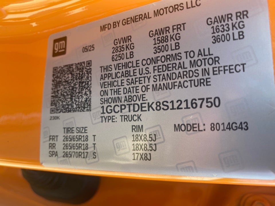 2025 Chevrolet Colorado 4WD Z71