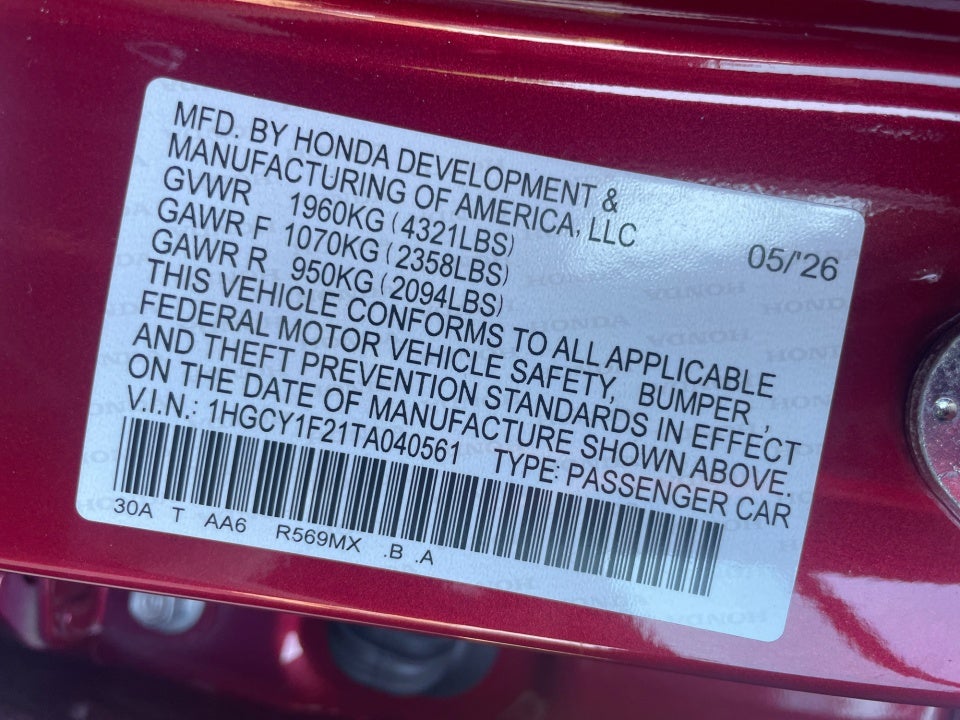 2026 Honda Accord Sedan LX