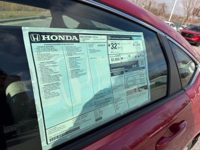 2025 Honda Accord Sedan LX