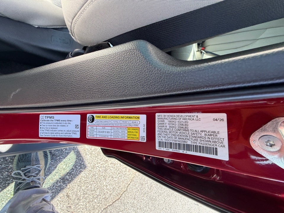 2026 Honda Accord Sedan LX