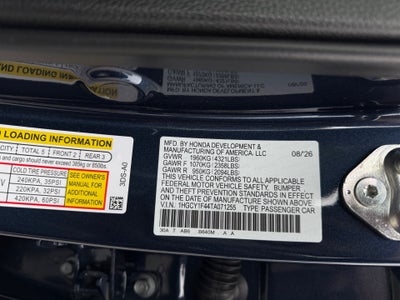 2026 Honda Accord Sedan SE